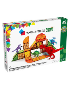 MGT-22840,MAGNA-TILES Dino World, set magnetic 40 de piese