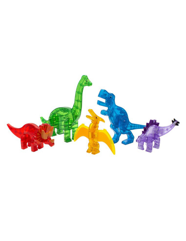 MGT-22805,MAGNA-TILES Dinos, set 5 figurine magnetice