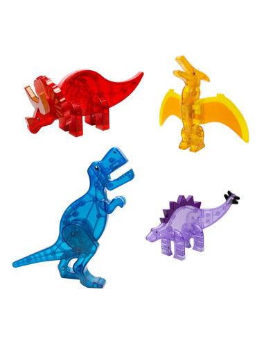 MGT-22805,MAGNA-TILES Dinos, set 5 figurine magnetice