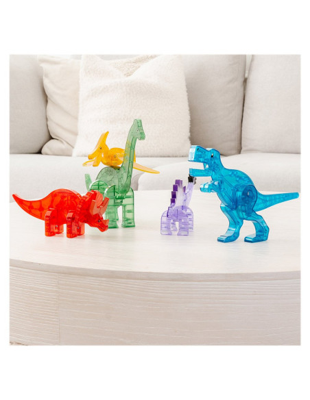 MGT-22805,MAGNA-TILES Dinos, set 5 figurine magnetice