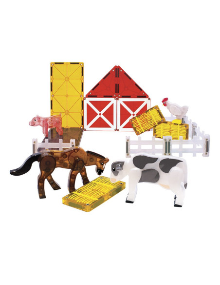 MGT-22125,MAGNA-TILES Farm Animals, set magnetic