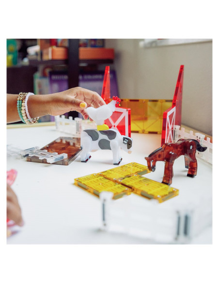 MGT-22125,MAGNA-TILES Farm Animals, set magnetic
