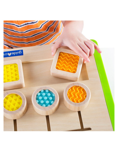 G5079,Labirint tactil de potrivire, din lemn, Guidecraft