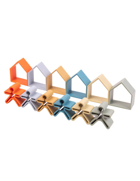 DEN01050,Set senzorial openended cu 12 piese, nature, Dena Toys DEN01050,Set senzorial openended cu 12 piese, nature, Dena Toys