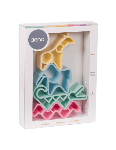 DEN01060,My First Animals, joc senzorial, nordic colors, Dena DEN01060,My First Animals, joc senzorial, nordic colors, Dena