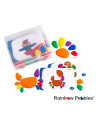EDX-54047,Rainbow Pebbles, set 36 pietricele cu activitati