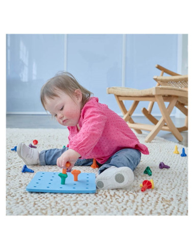 EDX-75112,Geo Pegs, set 36 de cuie gigant cu plansa