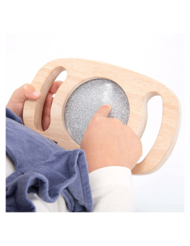 TIK-73440,Set panouri senzoriale cu manere si sclipici, TickiT