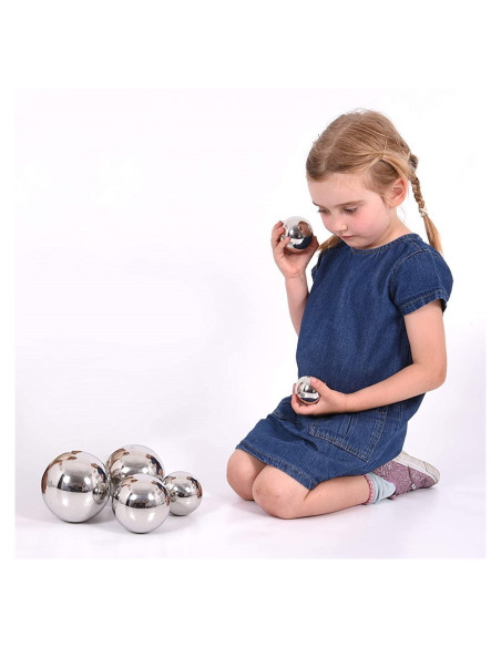 TIK-72205,Bile senzoriale reflectorizante cu sunet, 7 buc., TickiT