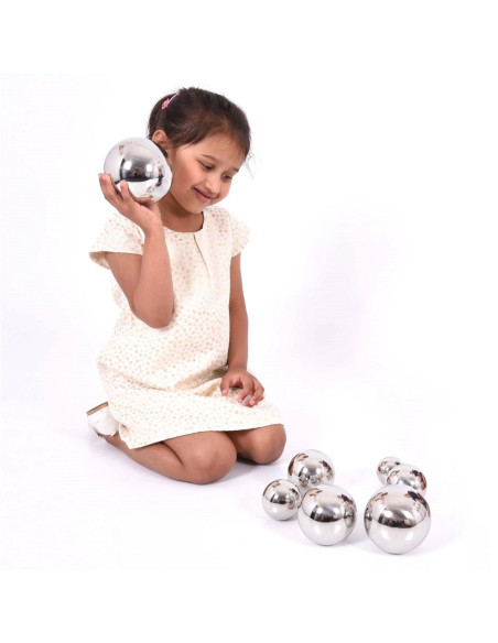 TIK-72205,Bile senzoriale reflectorizante cu sunet, 7 buc., TickiT