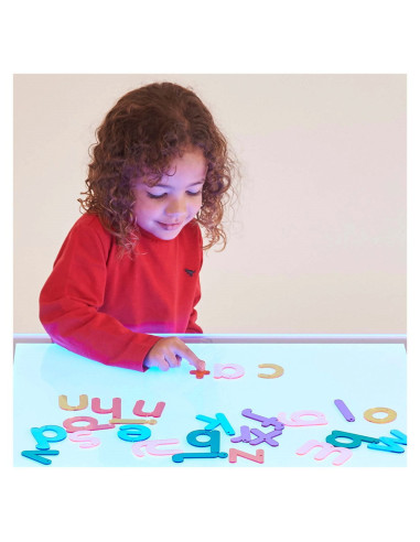 TIK-72419,Rainbow Letters, set litere transparente, 26 buc., TickiT