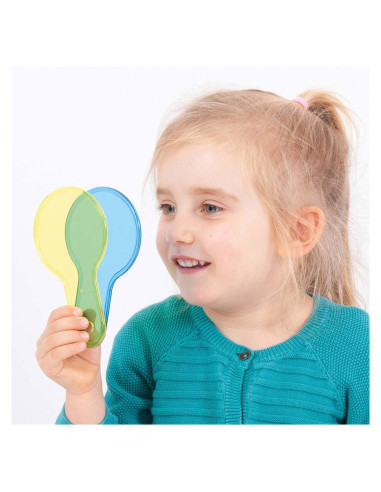 TIK-73109,Set senzorial, 6 palete colorate transparente. TickiT