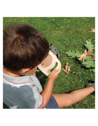 TIK-73363,Lupa jumbo cu manere din lemn, TickiT