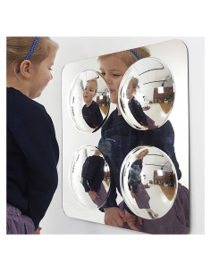 TIK-72406,Oglinda acrilica mare cu 4 cupole convexe, TickiT 2