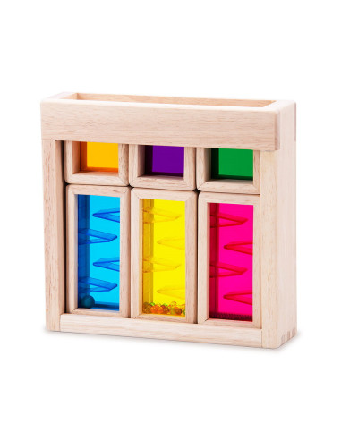 WW-2526,Raining Sound Blocks, blocuri senzoriale cu sunete, Wonderworld