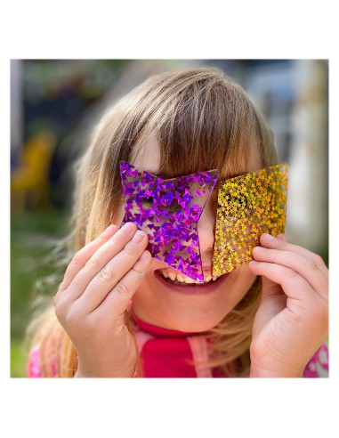 TIK-72622,Glitter Shapes, forme colorate cu sclipici, 21 buc., TickiT