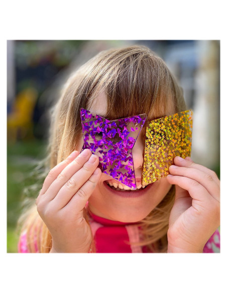 TIK-72622,Glitter Shapes, forme colorate cu sclipici, 21 buc., TickiT