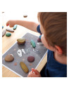 EDX-75152,Junior Rainbow Eco-Pebbles, set de activitati cu pietricele