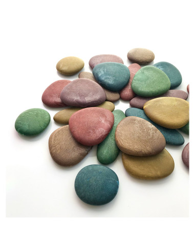 EDX-75152,Junior Rainbow Eco-Pebbles, set de activitati cu pietricele