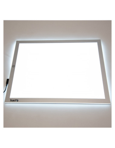 TIK-73036,Set senzorial, panou luminos A3 LED cu tava, TickiT