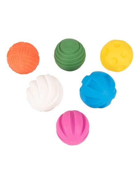 TIK-72448,Mingi tactile mari, set 6 buc., TickiT