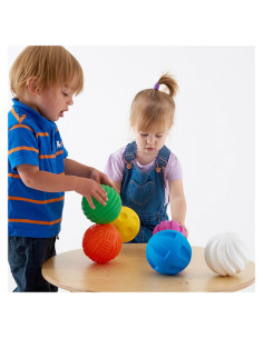 TIK-72448,Mingi tactile mari, set 6 buc., TickiT 2