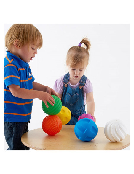 TIK-72448,Mingi tactile mari, set 6 buc., TickiT