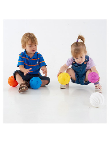 TIK-72448,Mingi tactile mari, set 6 buc., TickiT