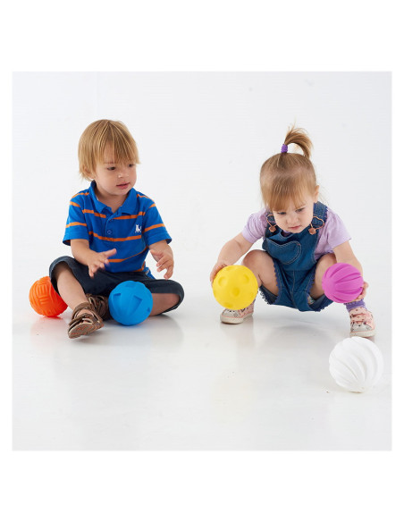 TIK-72448,Mingi tactile mari, set 6 buc., TickiT