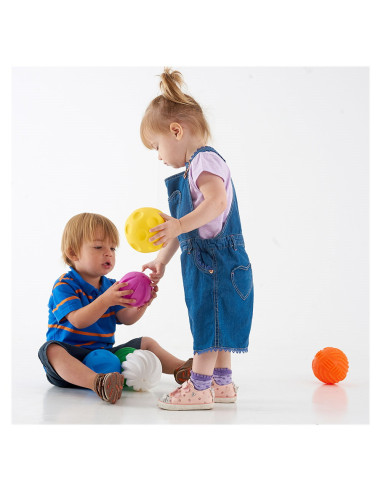 TIK-72448,Mingi tactile mari, set 6 buc., TickiT