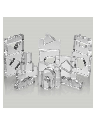 TIK-72610,Clear Crystal, blocuri transparente, 25 buc., TickiT