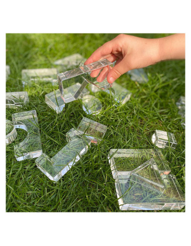 TIK-72610,Clear Crystal, blocuri transparente, 25 buc., TickiT