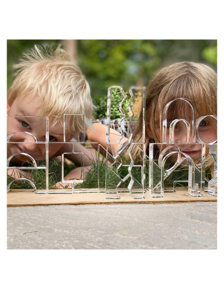 TIK-72610,Clear Crystal, blocuri transparente, 25 buc., TickiT