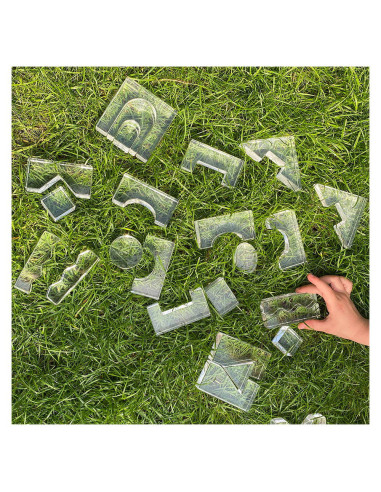 TIK-72610,Clear Crystal, blocuri transparente, 25 buc., TickiT