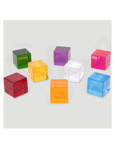 TIK-72608,Perception Cubes, cuburi translucide, 8 piese, TickiT