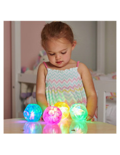 TIK-72209,Mingi senzoriale cu lumini intermitente, 4 buc., TickiT 2