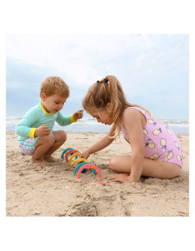 QT171300,Ringo, set 6 inele cu mingiuta, Quut Toys