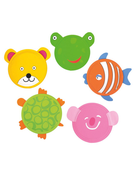 BSGA175,Set Frisbee 5 buc. din textil pentru copii