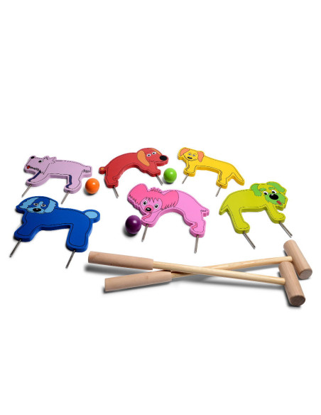 BSGA122,Cricket din lemn, set pentru copii