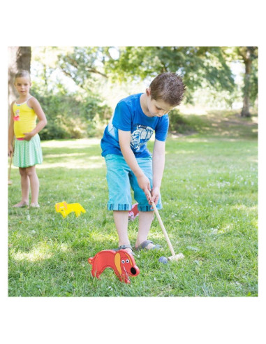 BSGA122,Cricket din lemn, set pentru copii