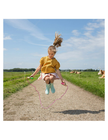 BSGA379,Coarda de sarit roz-verde, 2 m