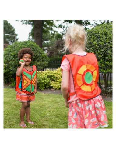 BSGA321,Joc coordonare, Prinde mingea cu corpul!, set 4 veste