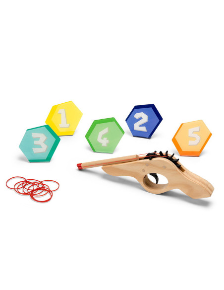 BSGA409,Pistolul cu elastice, joc de tras la tinta