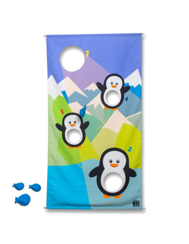 BSGA428,Hraneste pinguinii!, joc de aruncat la tinta