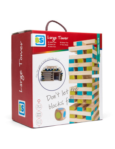 BSGA277,Turn Jenga Gigant cu zaruri BSGA277,Turn Jenga Gigant cu zaruri
