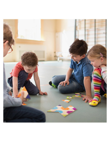 BSGA319,Joc domino triunghiular din lemn