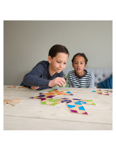 BSGA319,Joc domino triunghiular din lemn