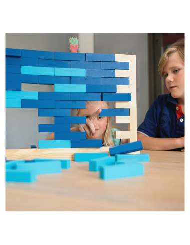 BSGA385,Zidul instabil, joc gigant din lemn 2 in 1
