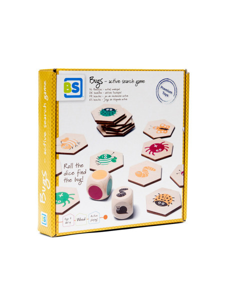 BSGA392,Gaseste insectele, joc de cautare cu zaruri