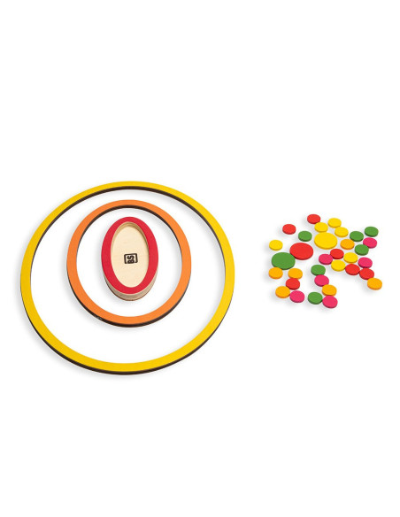 BSGA436,Tiddly Winks, joc tintar din lemn